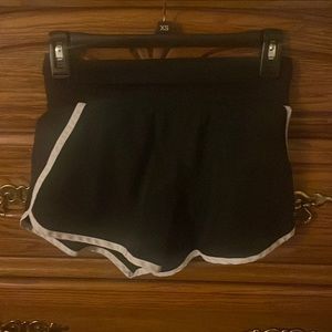 black running shorts